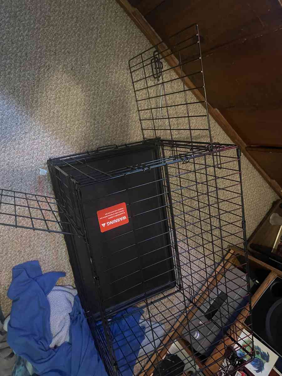 medium size doggie crate double door