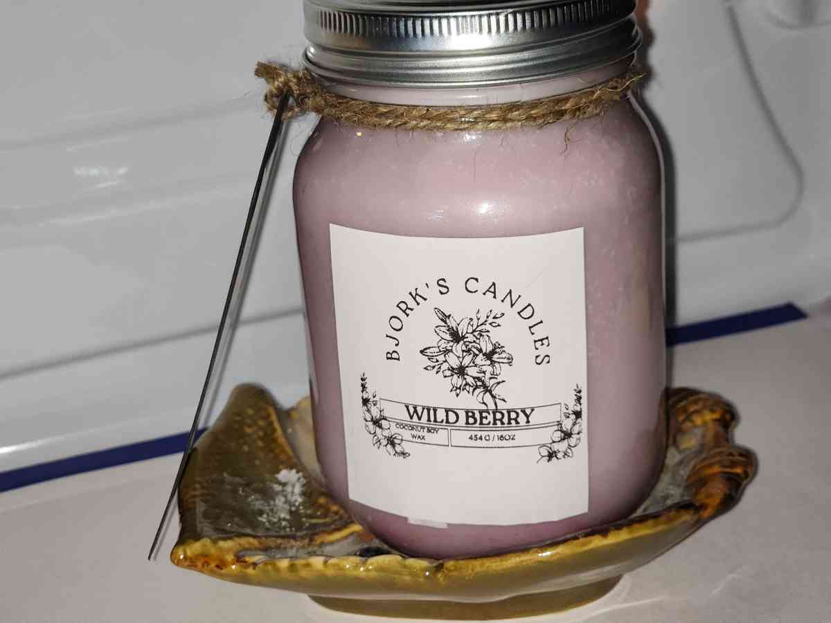 Handmade 16 oz Mason Jar Candle