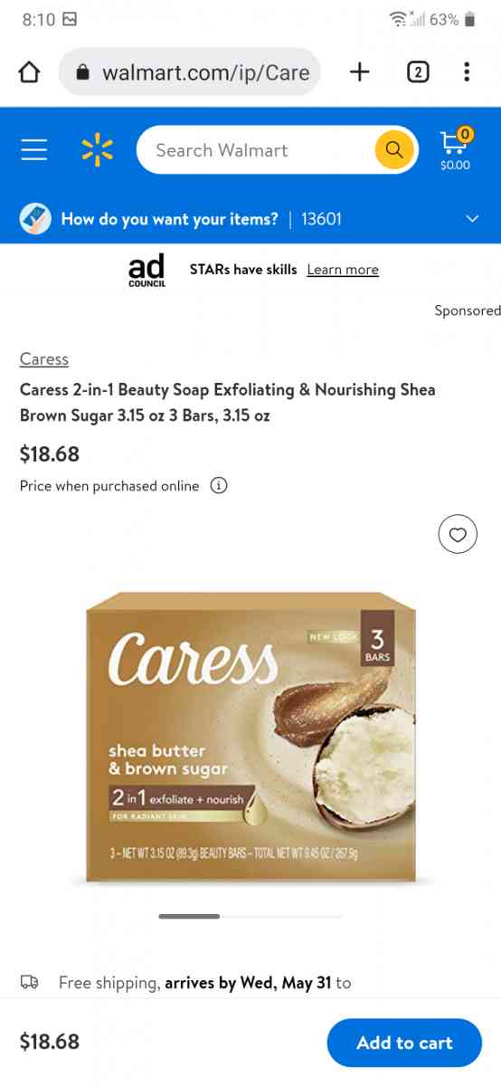 zest and caress bars of soap New unopened  pick up only