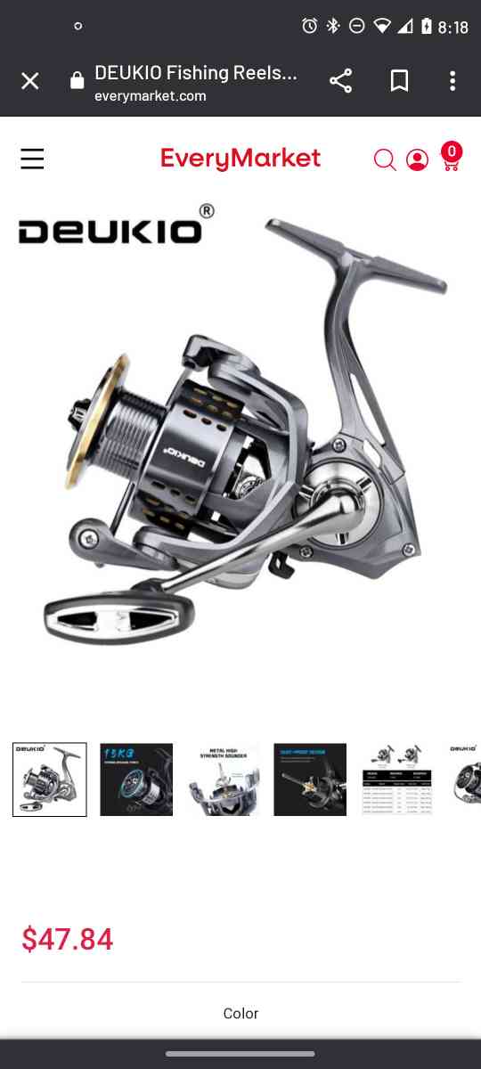 deukio da2000 reel with case