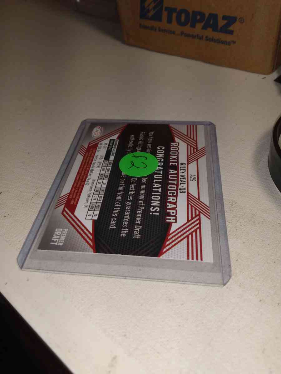 2020 sage Grant Neil autograph