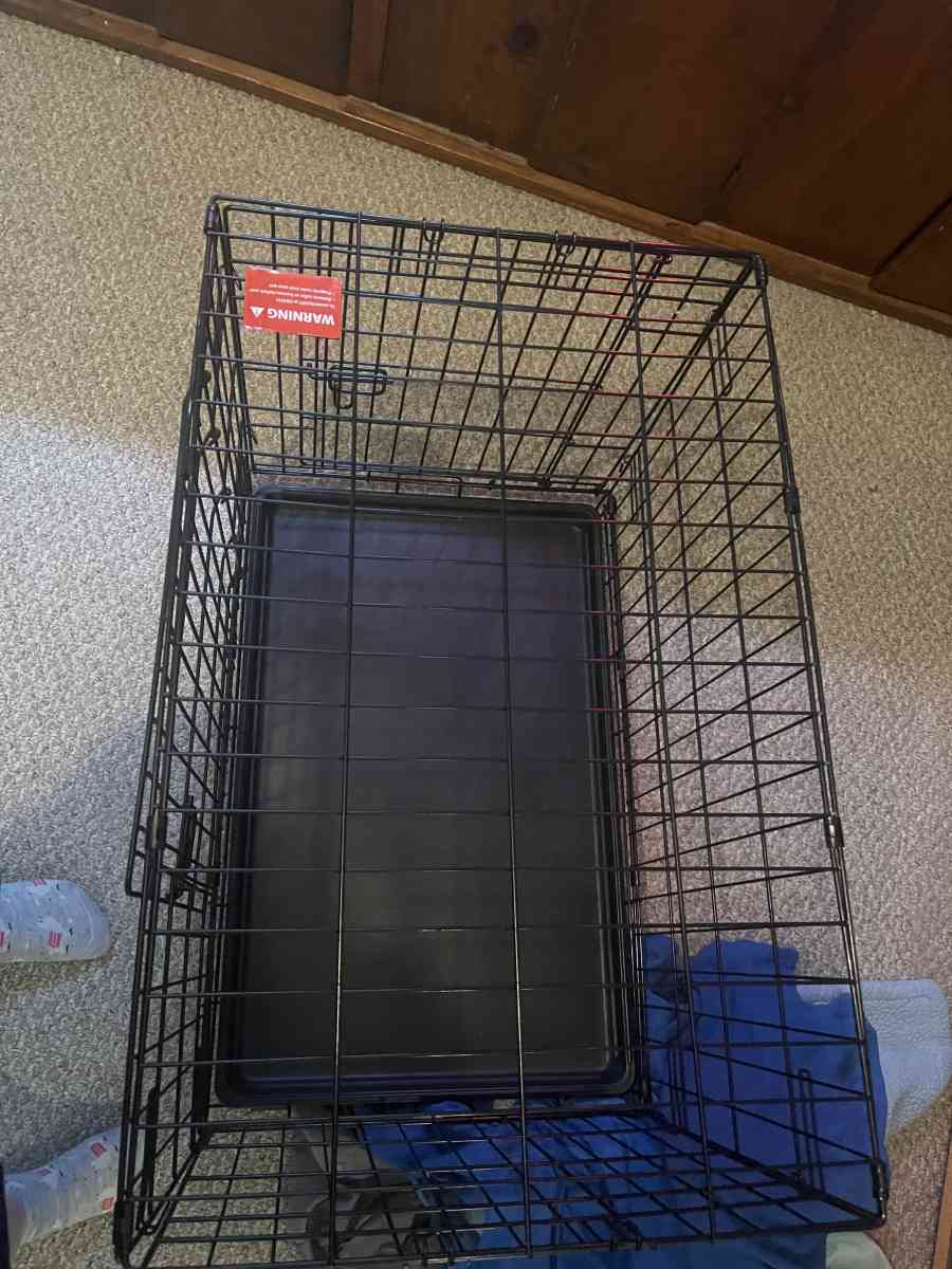 medium size doggie crate double door