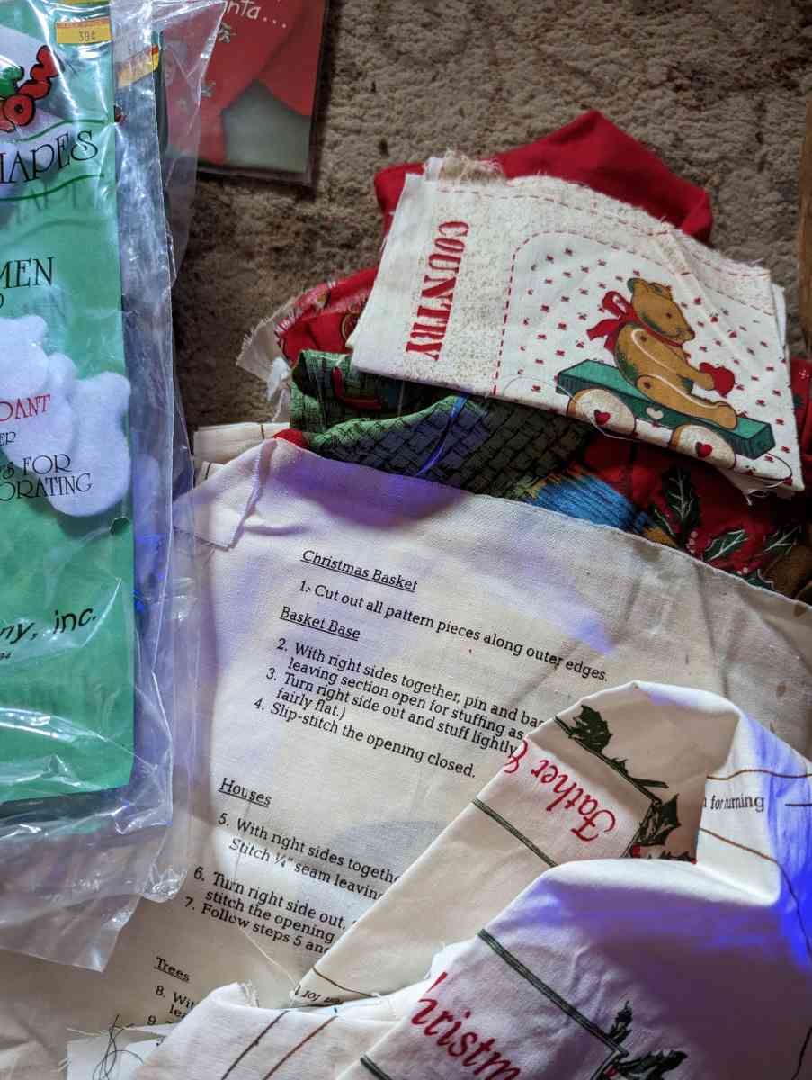 box of craft supplies