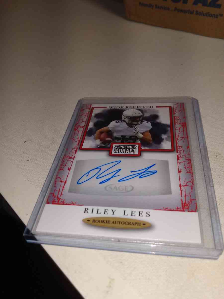 2021 premier draft Riley Lees autograph