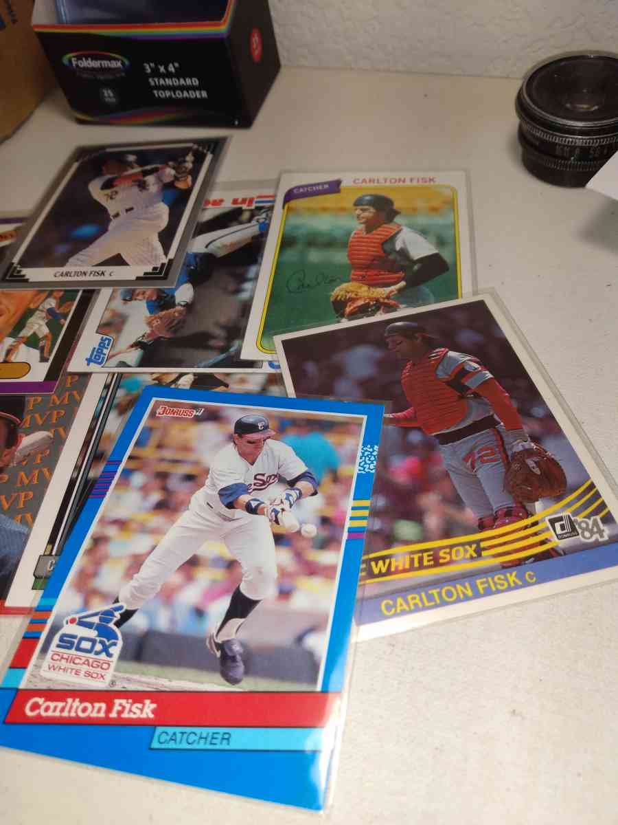 10 card lot Carlton Fisk