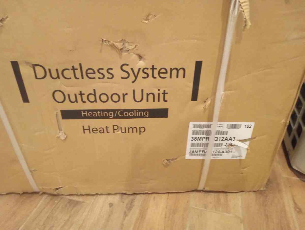 ductless hvac system mini split and outdoor heat pump