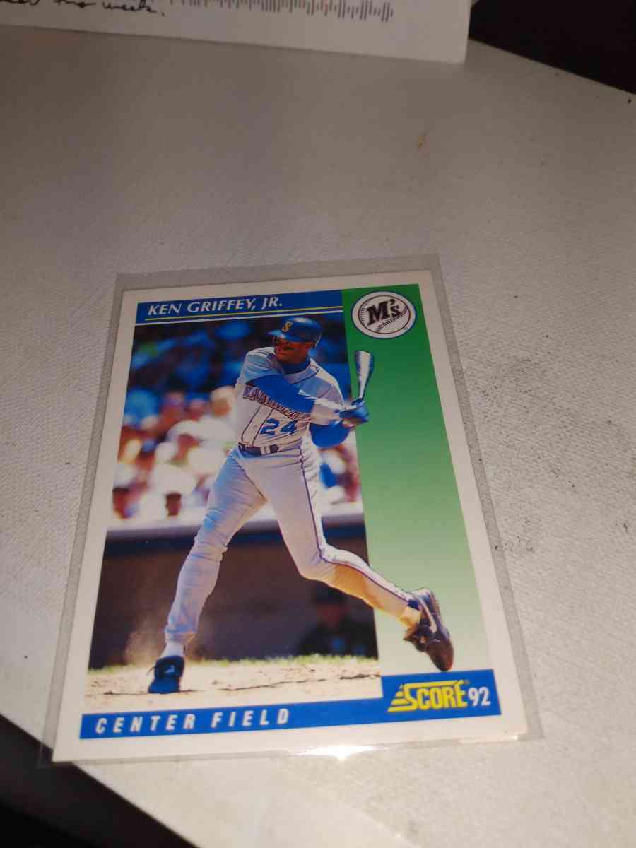 92 score Ken Griffey Jr card number one