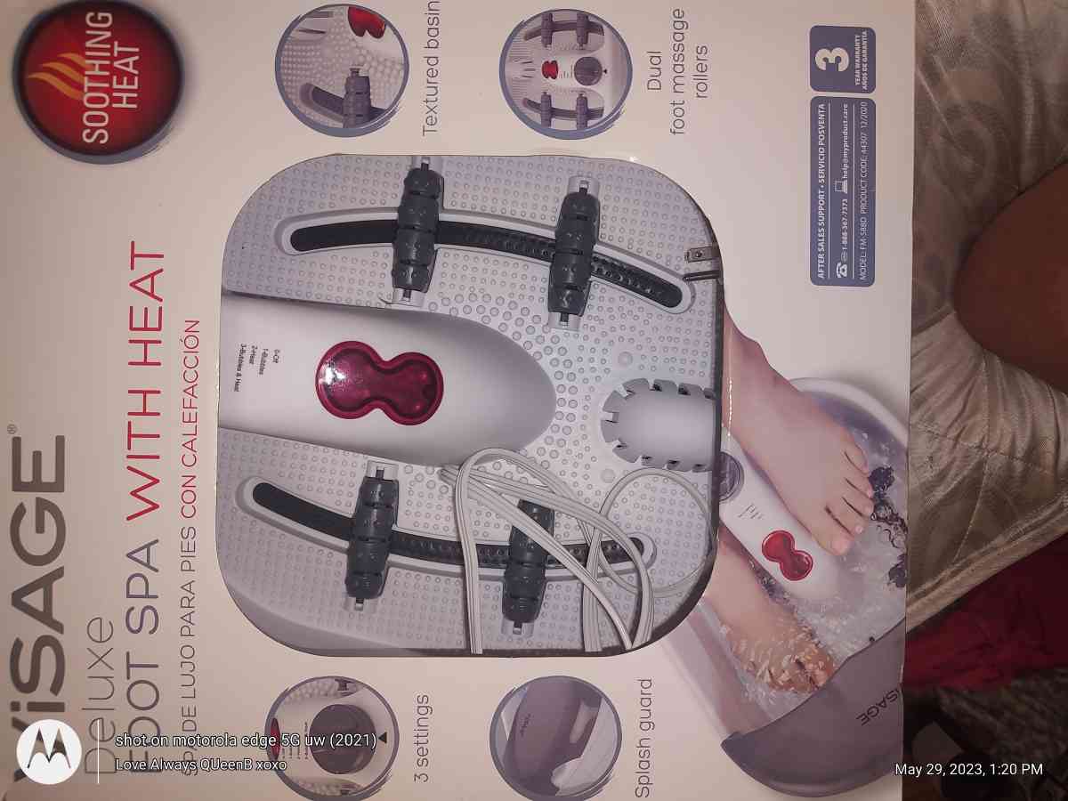 brand new heated foot massage spa