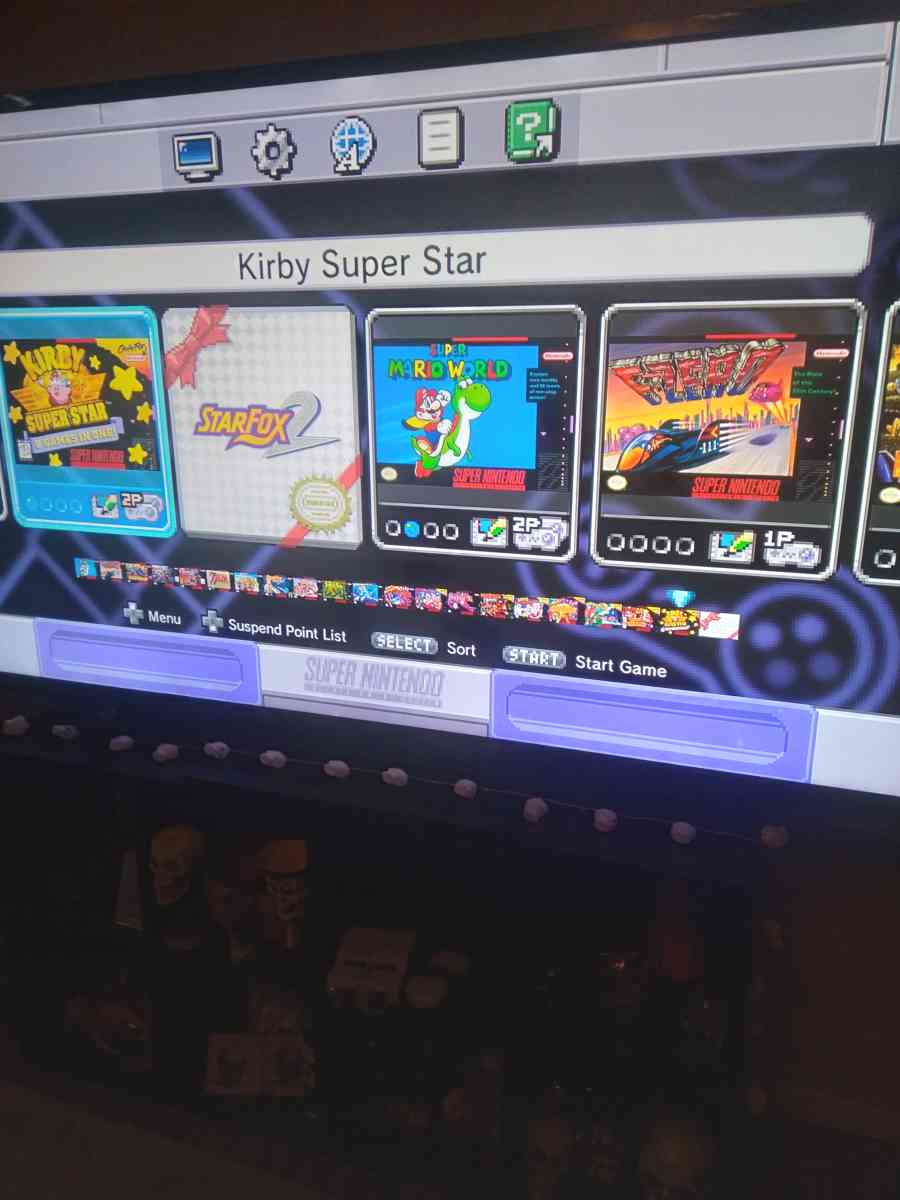 mini super nintendo with pre loaded games