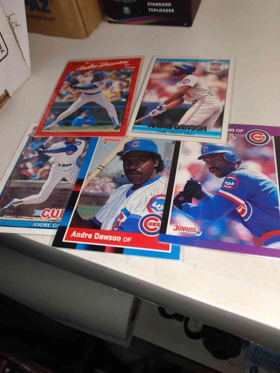 six card lot Andre Dawson the hawk Hall of famer