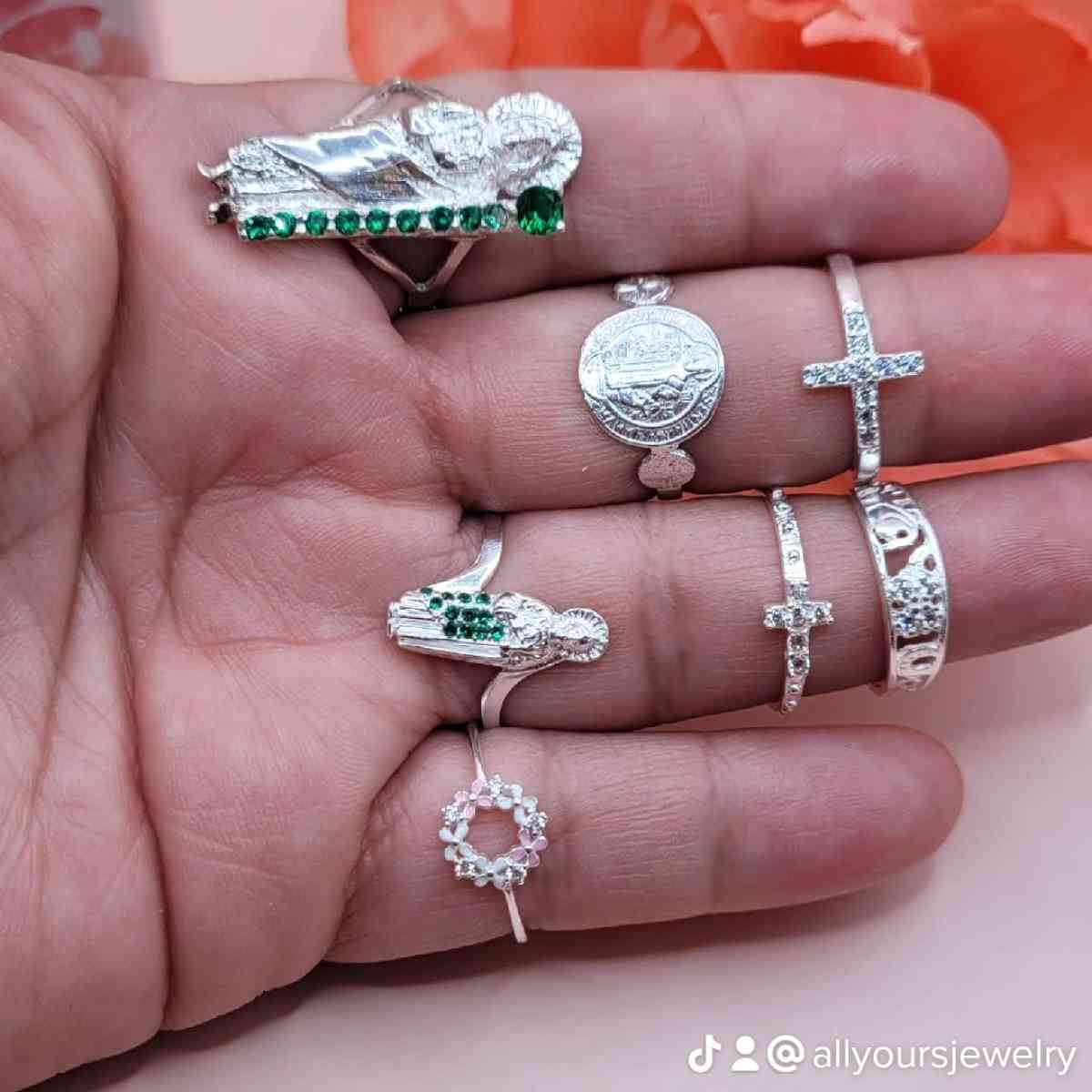 925 ring san judas small