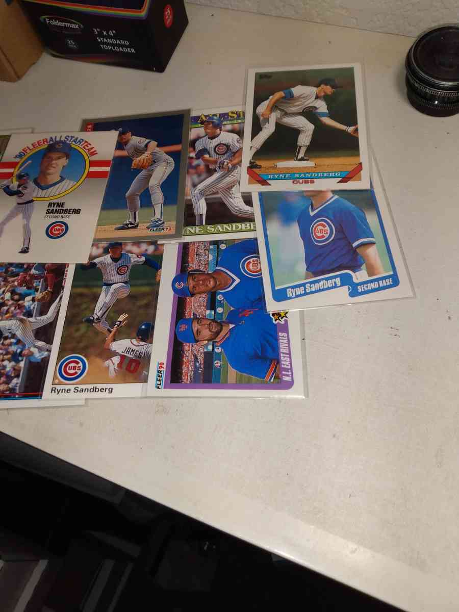 10 card lot Ryan Sandberg