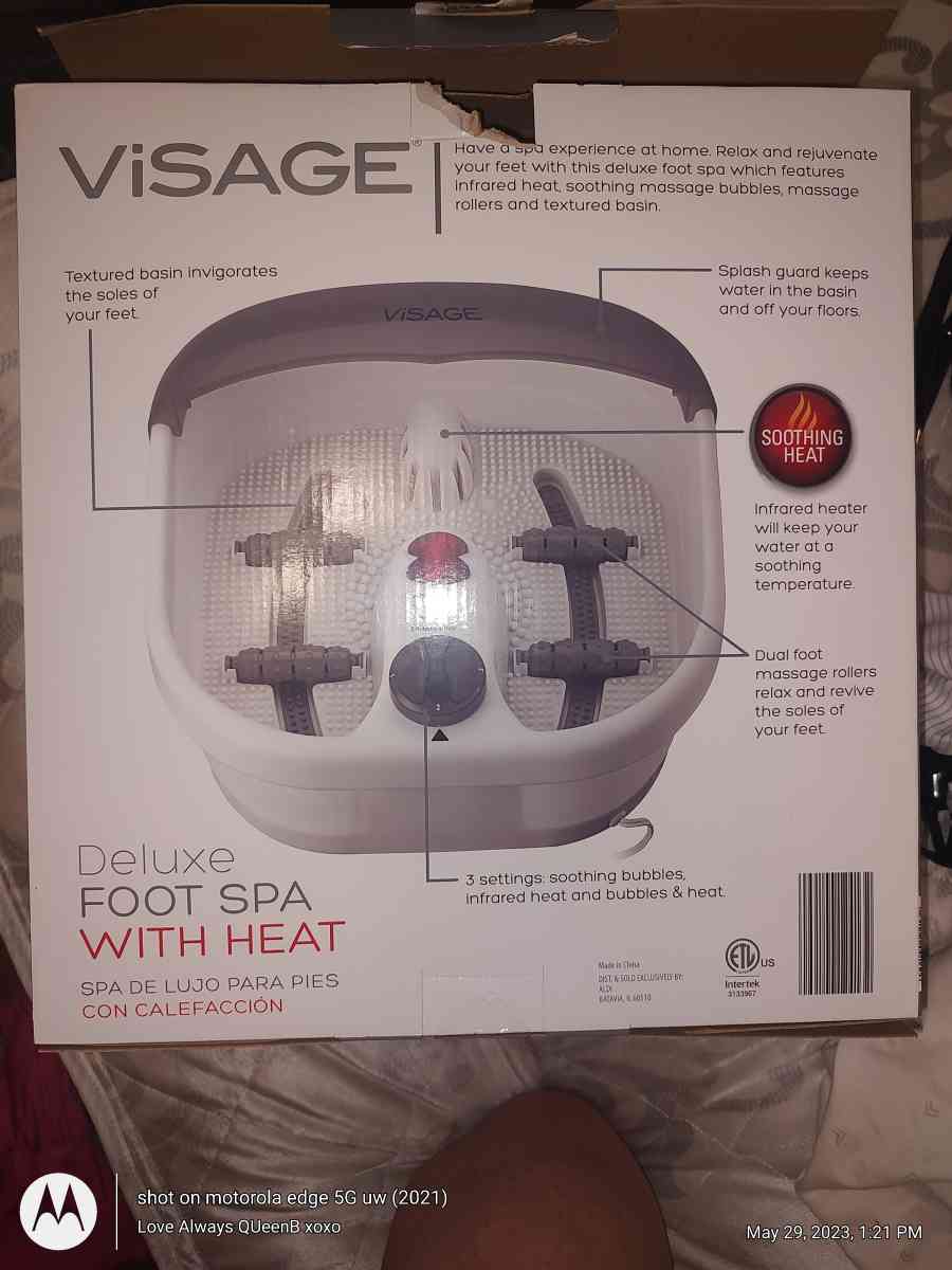 brand new heated foot massage spa
