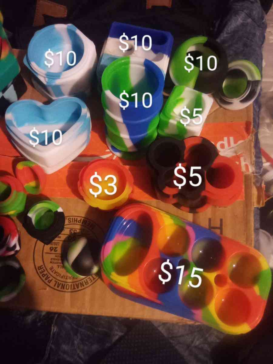 silicone wax containers