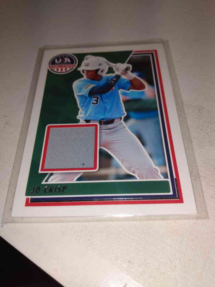 2022 JD crisp relic card
