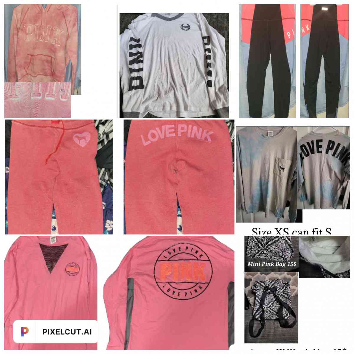 Pink victoria secret bundle lot