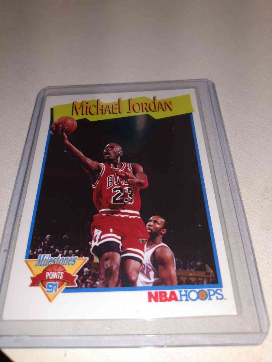 1991 Michael Jordan milestone card