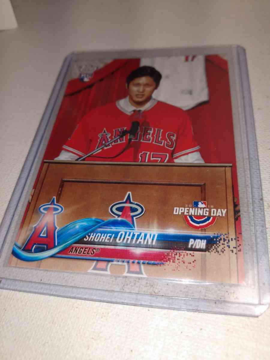 2018 Topps rookie card shei Ohtani