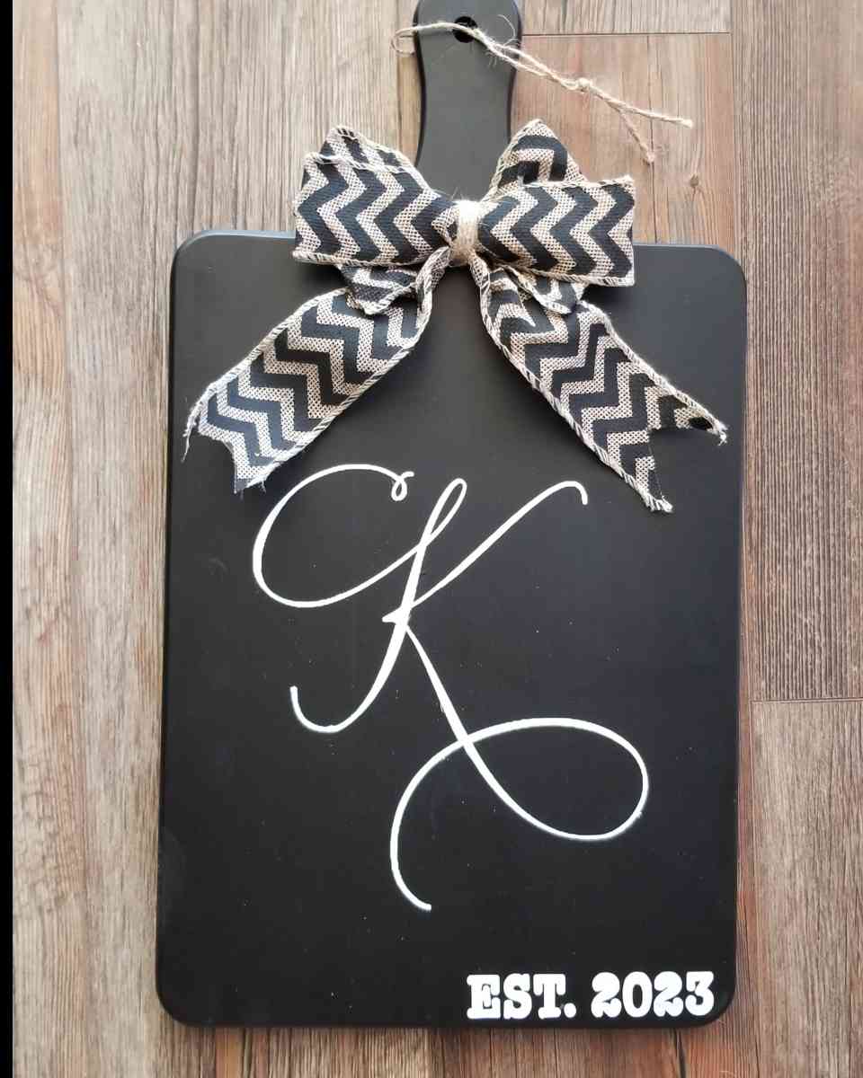 customized cutting board