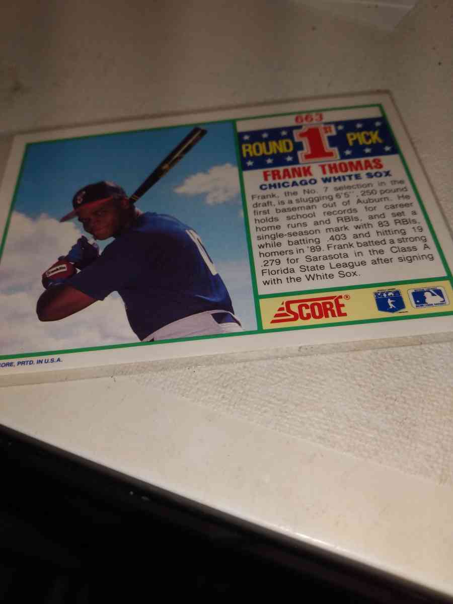1990 score first round pick Frank Thomas