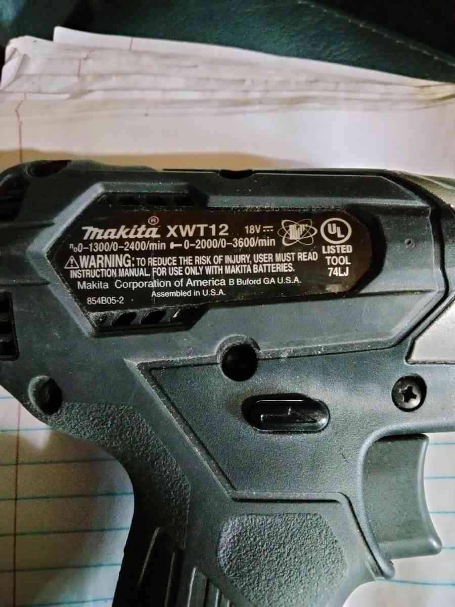 Makita 18v Brushless Impact XWT12 TOOL ONLY