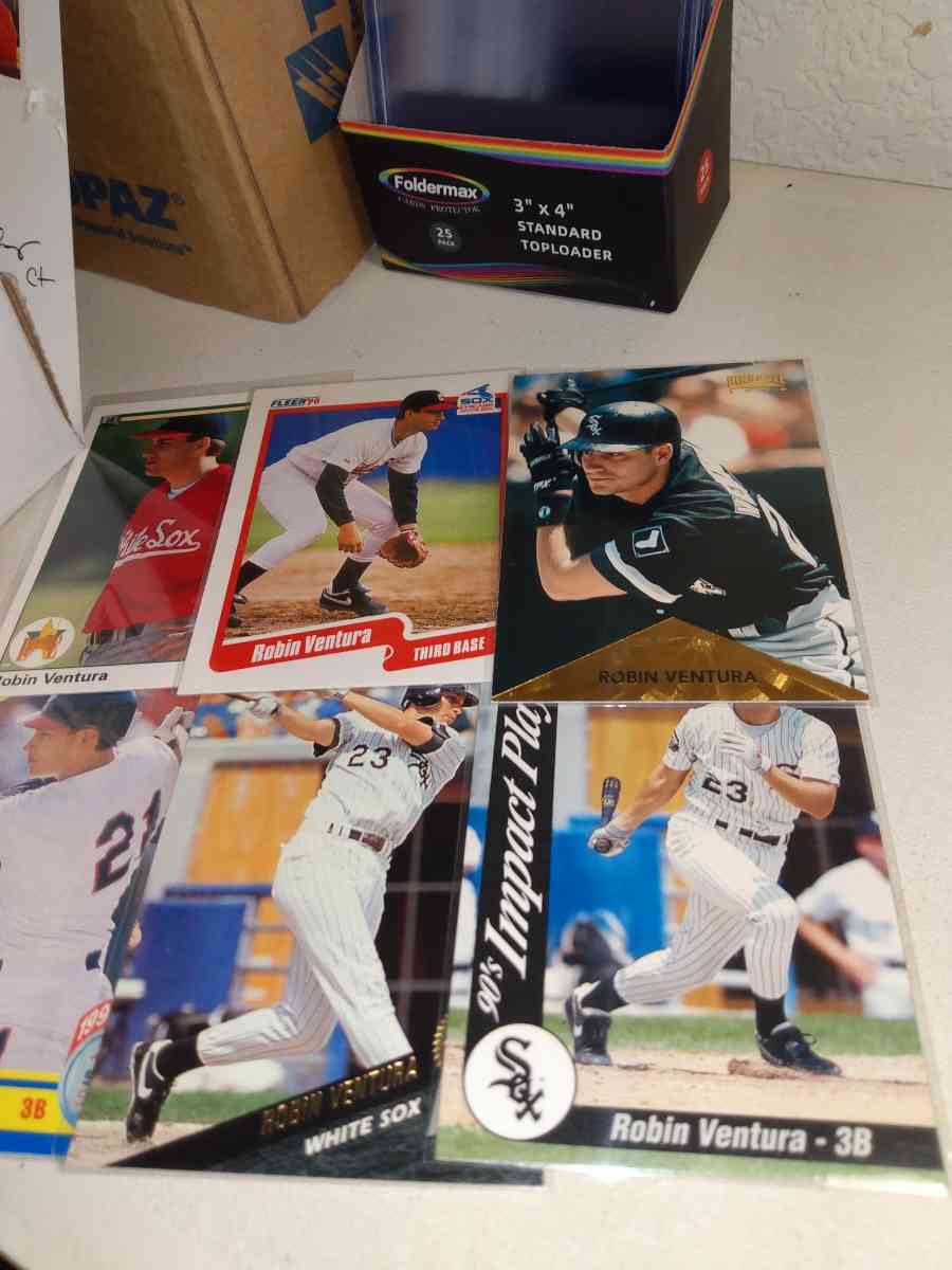 six card lot Robin Ventura Hall of famer