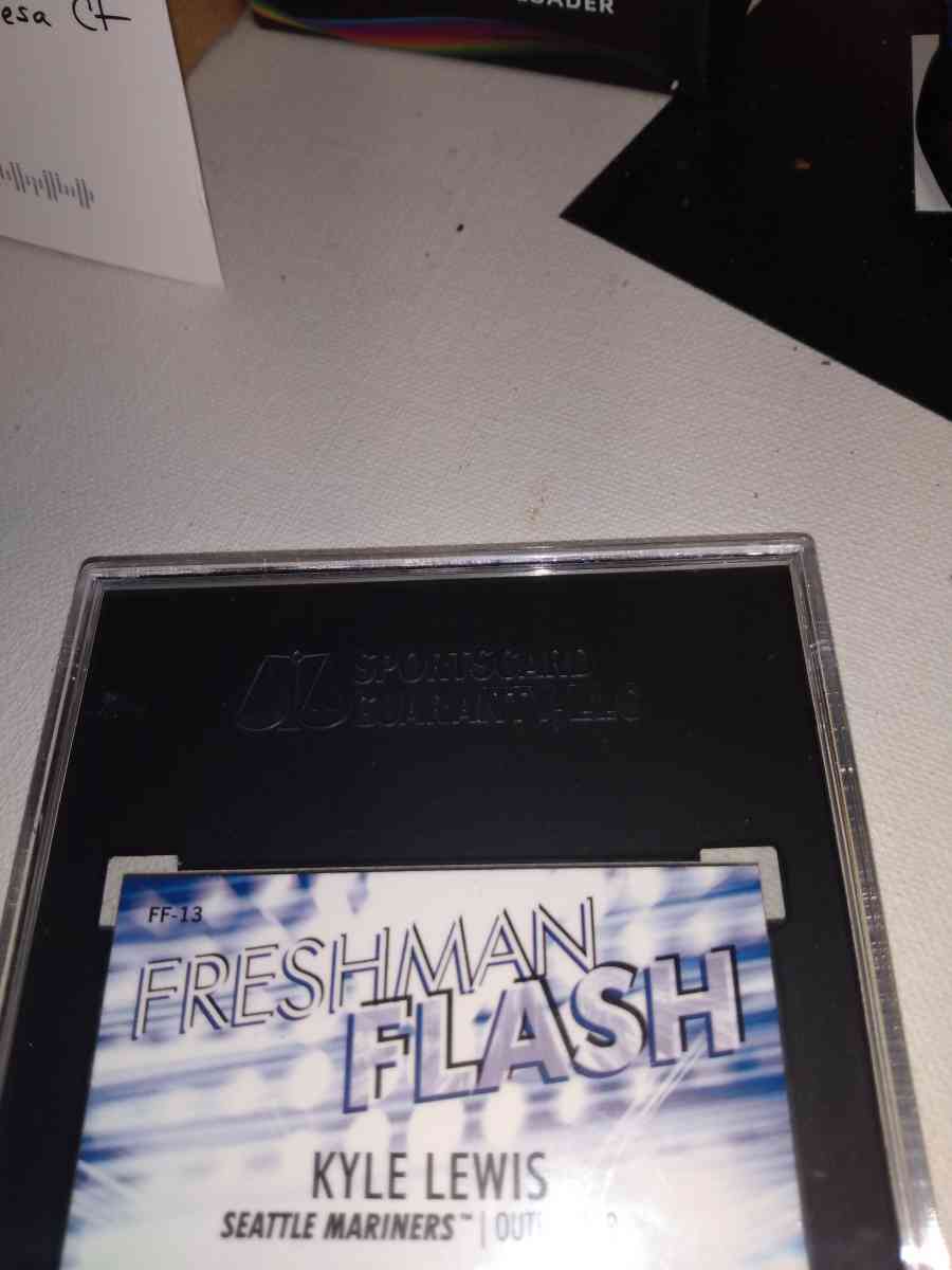 2020 Topps Chrome Kyle Lewis freshman flash grated 95