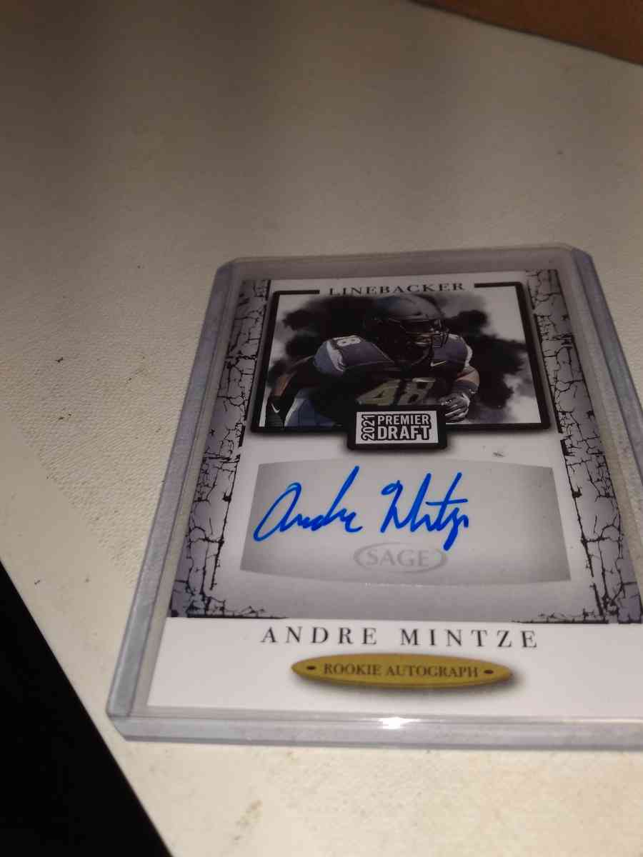2021 premier draft rookie card Auto Andre mintze