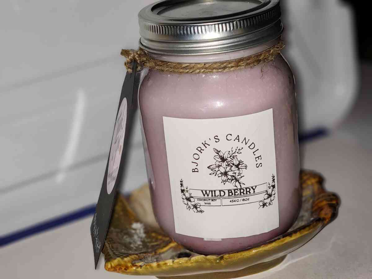 Handmade 16 oz Mason Jar Candle