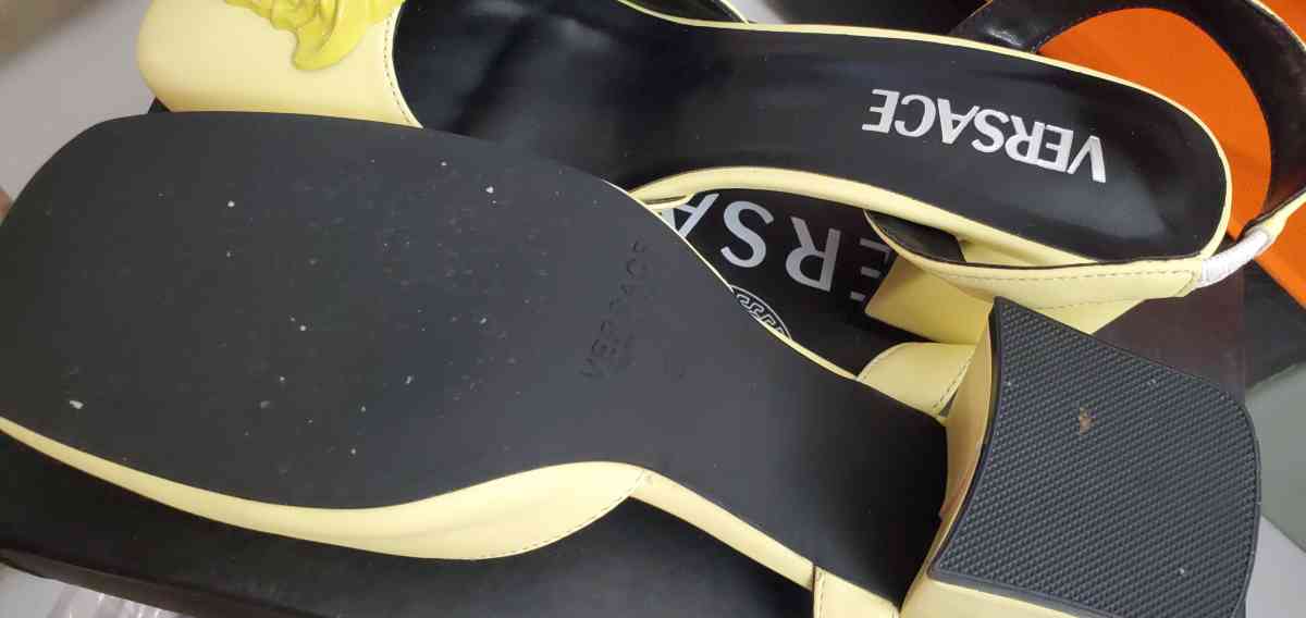 yellow green Versace