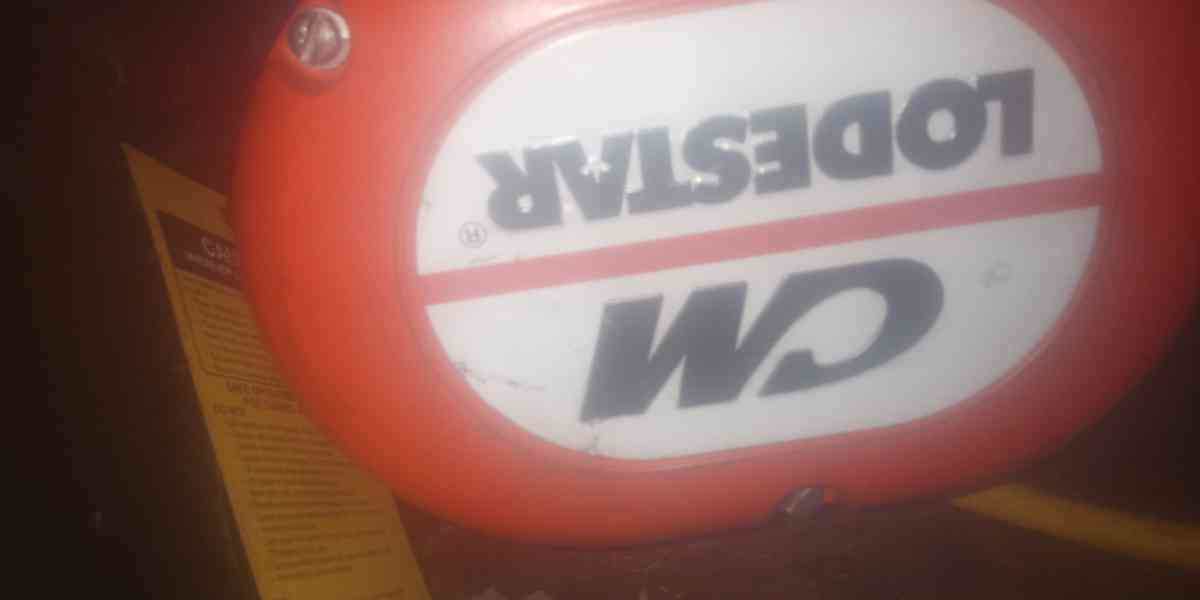 2 CM LODESTAR half ton 500kg max EACH