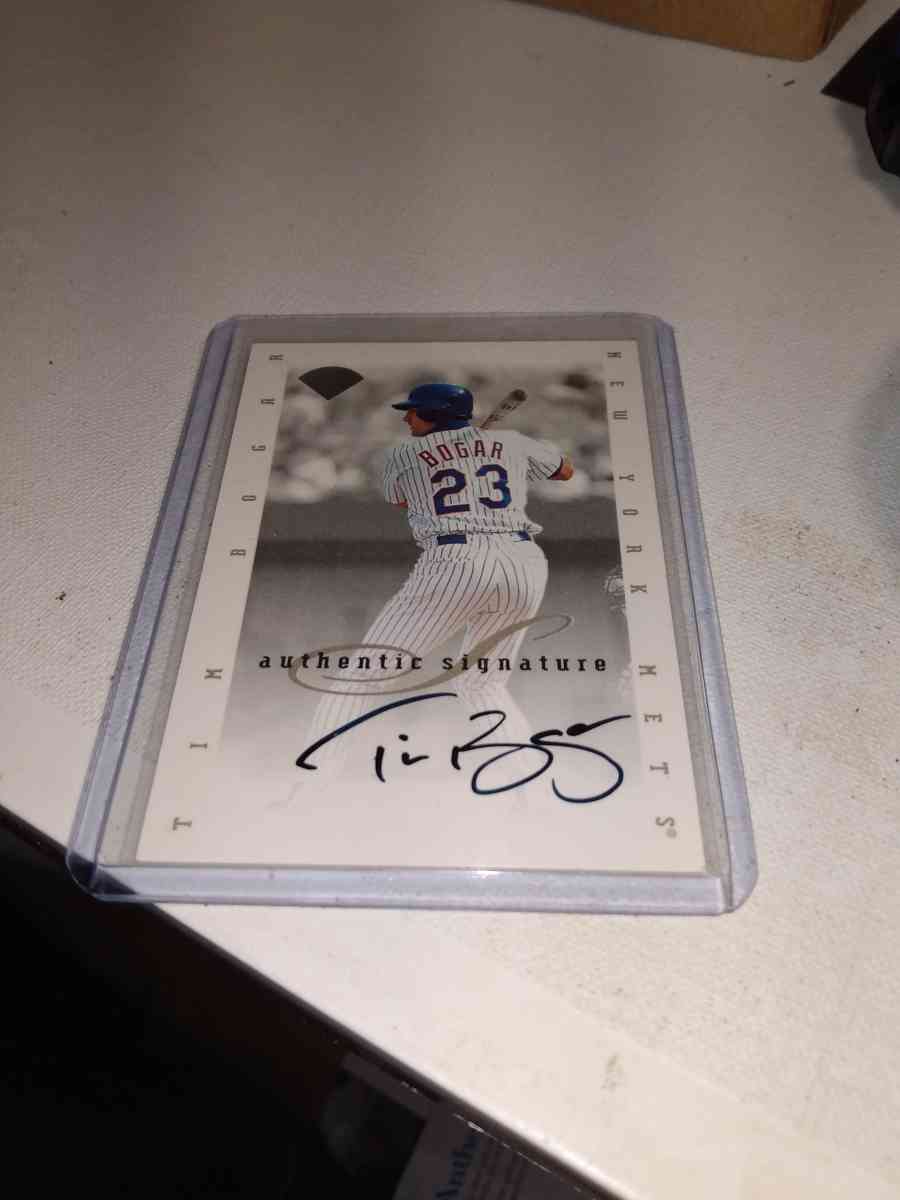 1997 a thing signature Tim Bogar