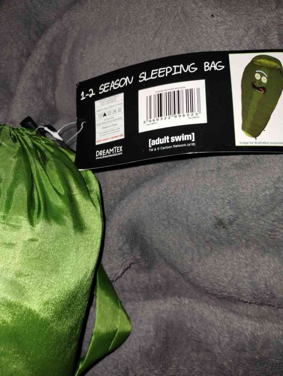 Pickle Rick Sleeping bag Child size