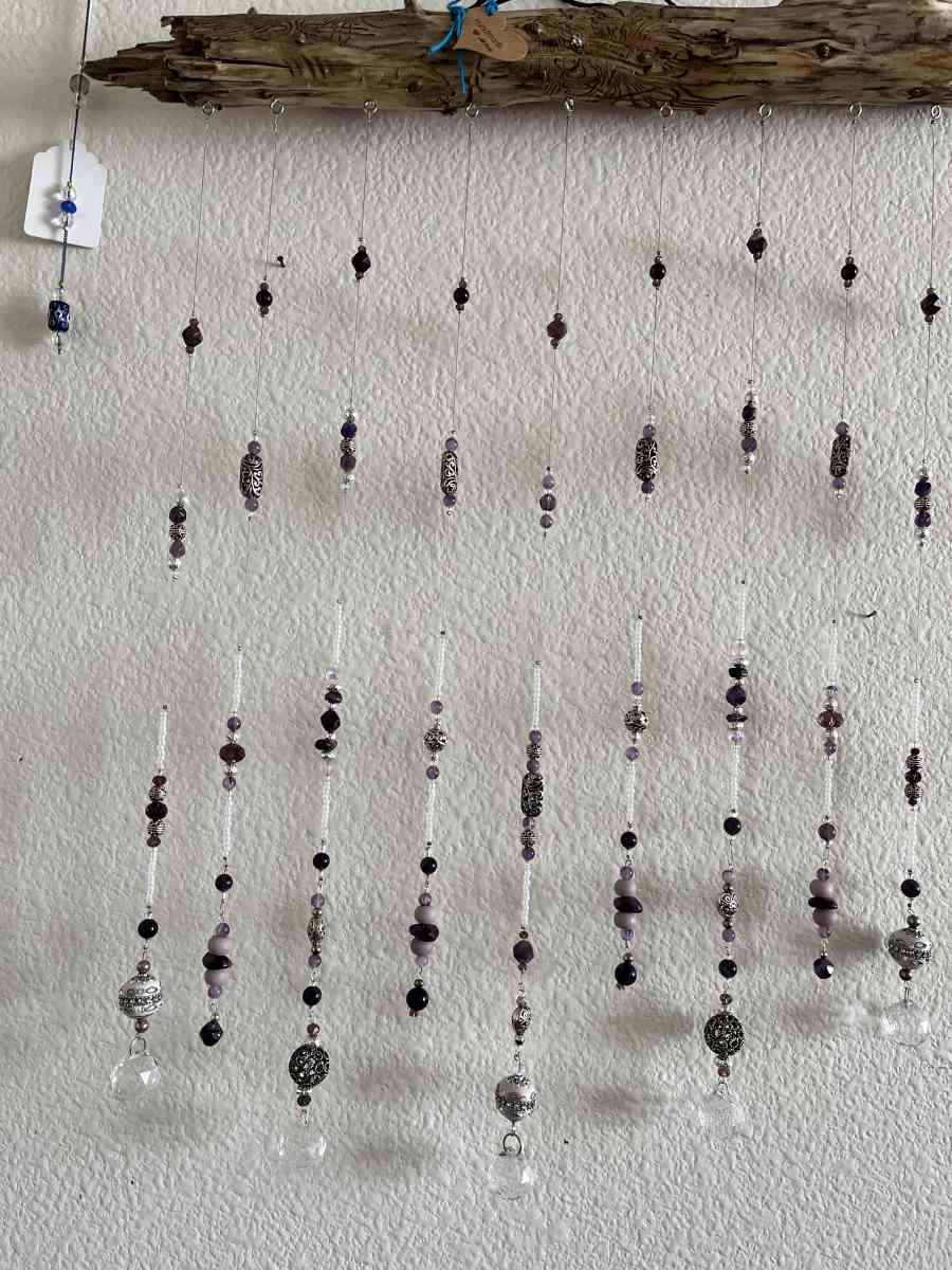 suncatchers and wall hangings crystal and glass beads