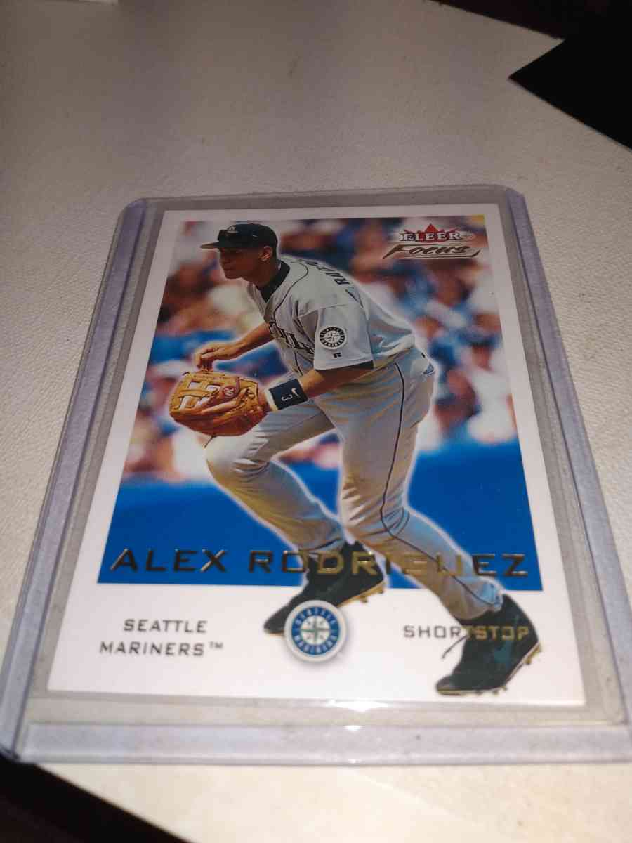2001 Fleer focus Alex Rodriguez