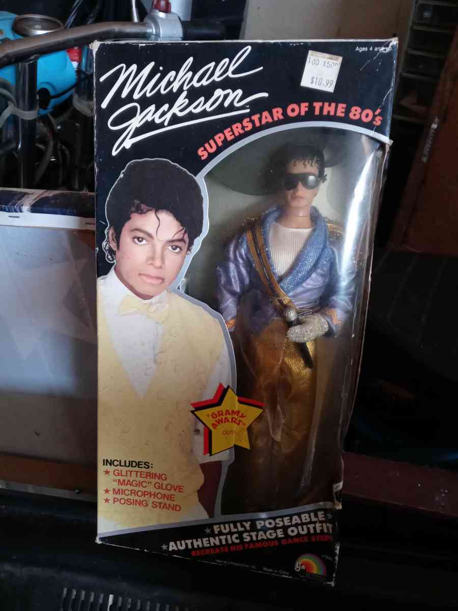 mikeal jackson doll in box