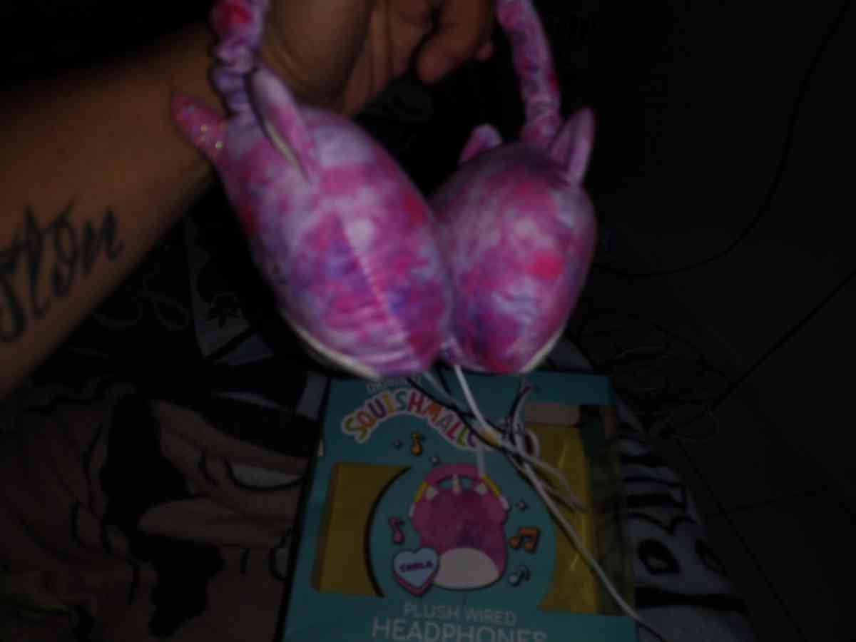 animal plushy headphones
