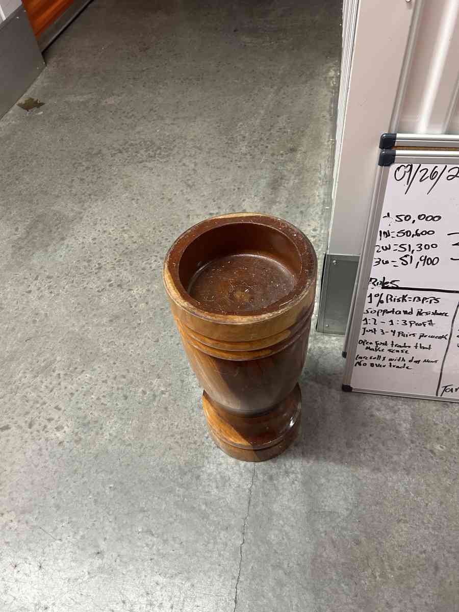 3 sets of wooden planters