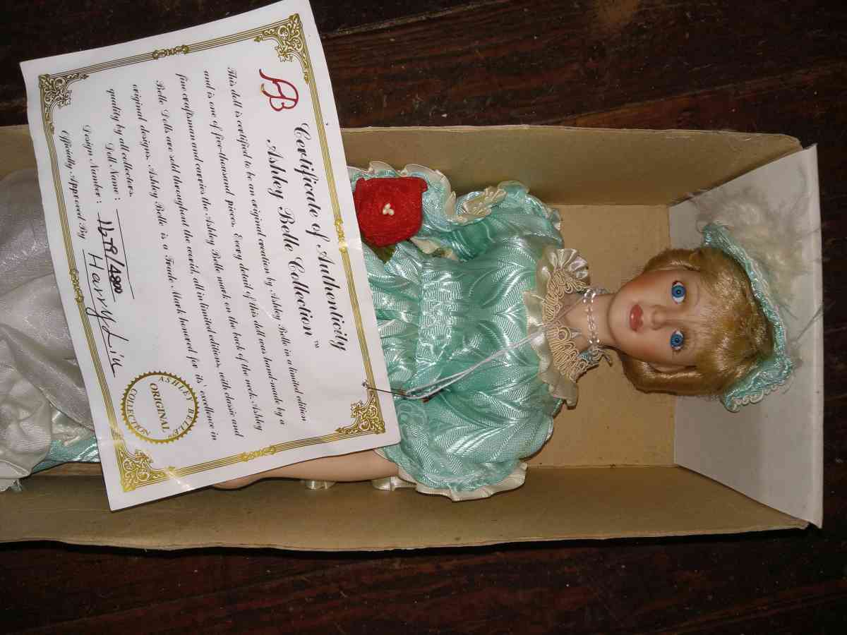 vintage authentic porcelain dolls