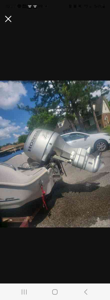boat engine 130 hp honda