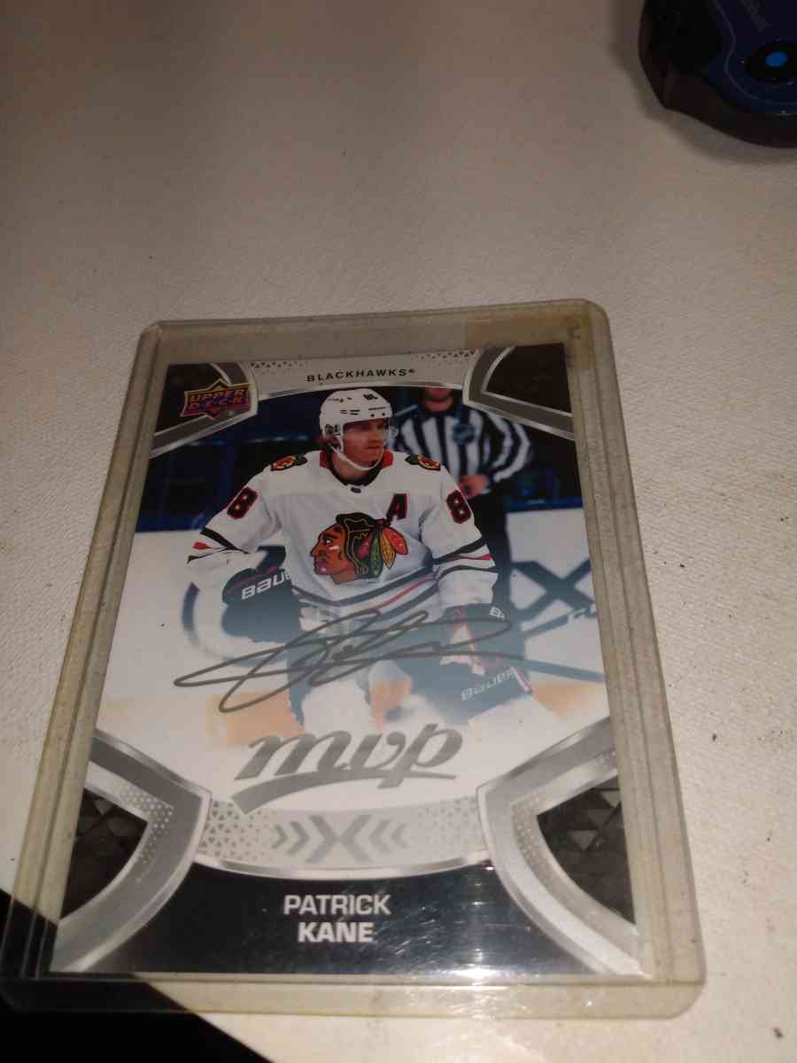 2022 MVP upper Deck autograph Patrick Kane