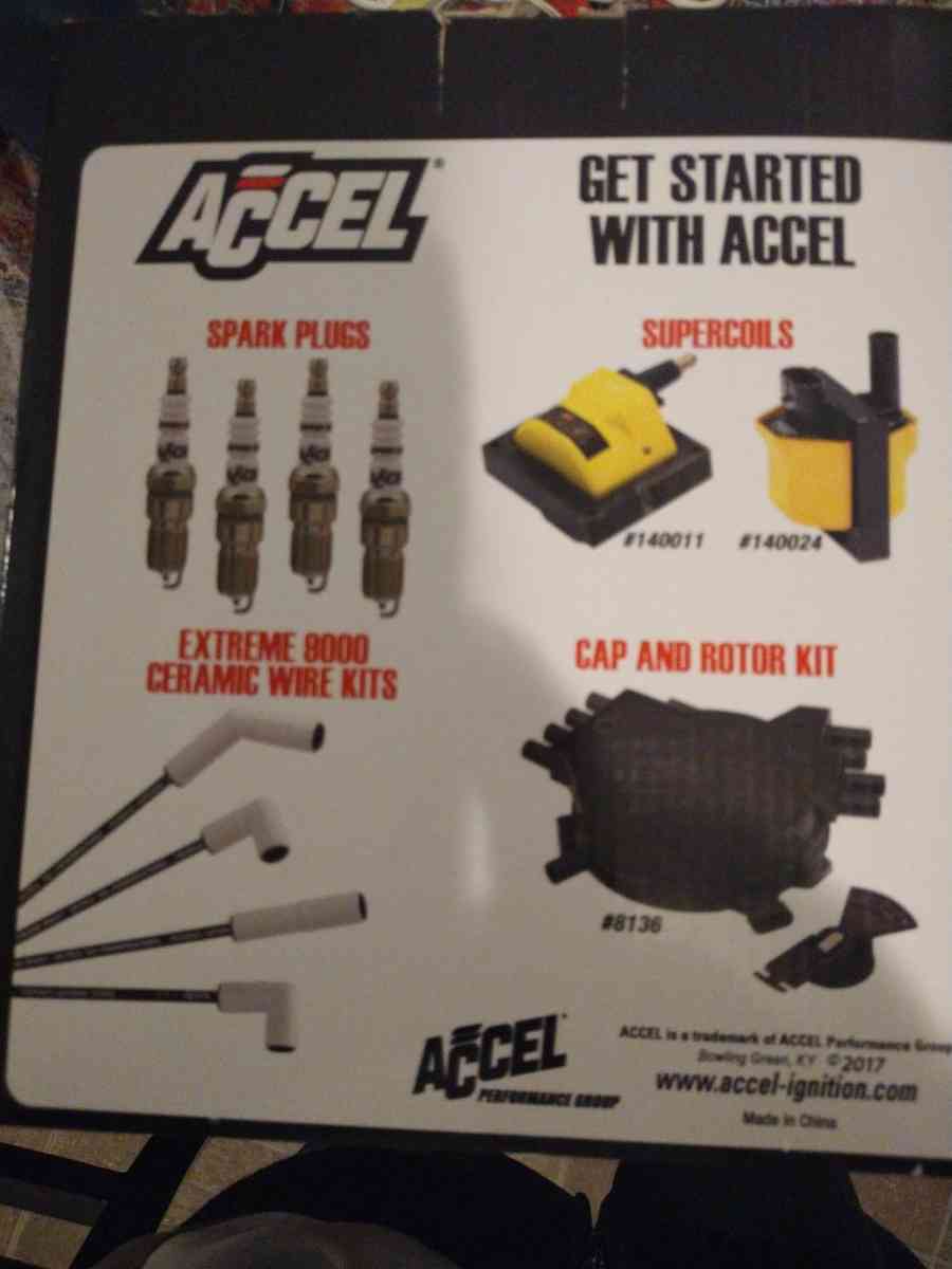 complete high performance ignition coil set and headers