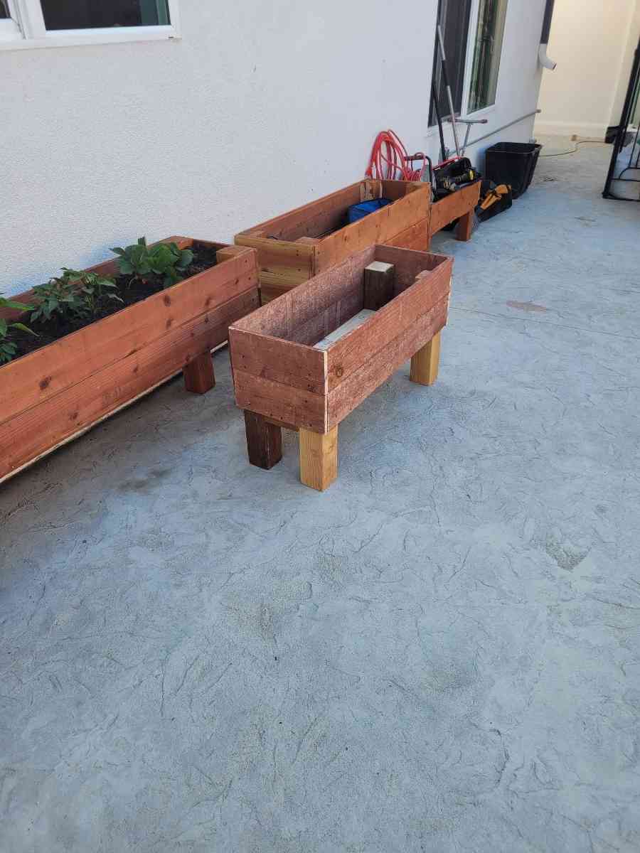 flower and vegetable planters
