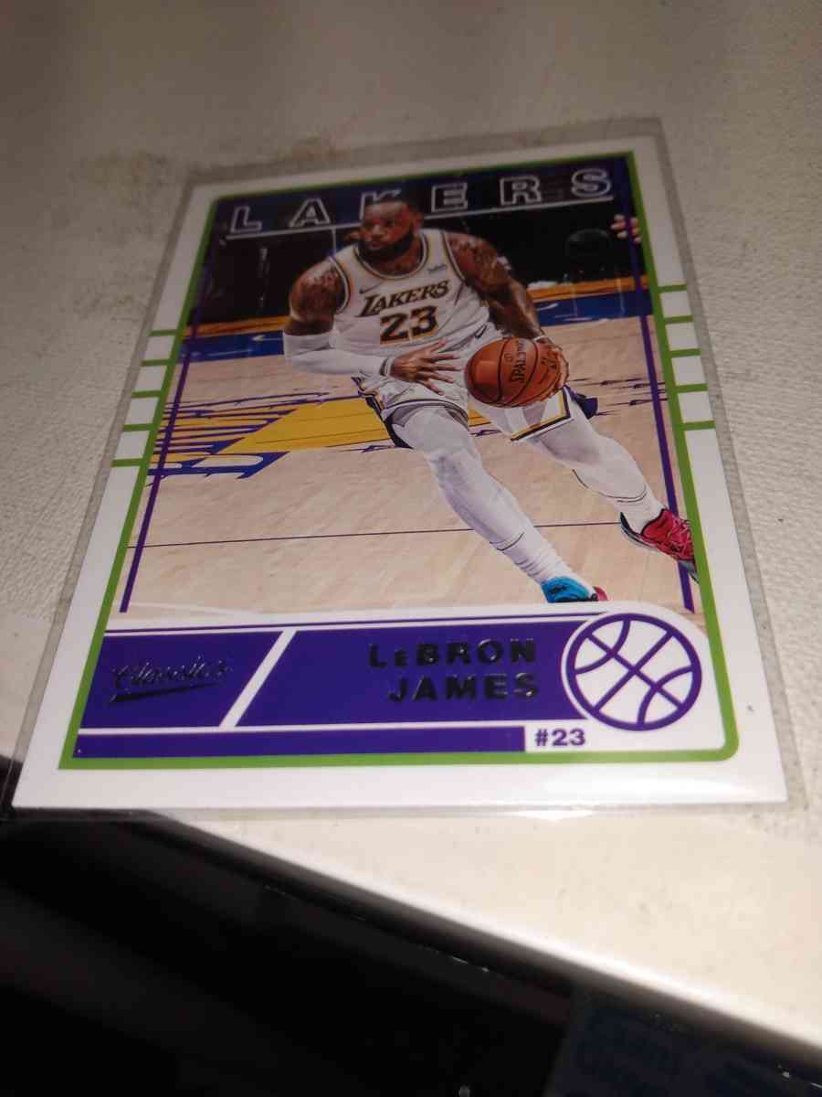 2020 2021 card number 629 classic LeBron James