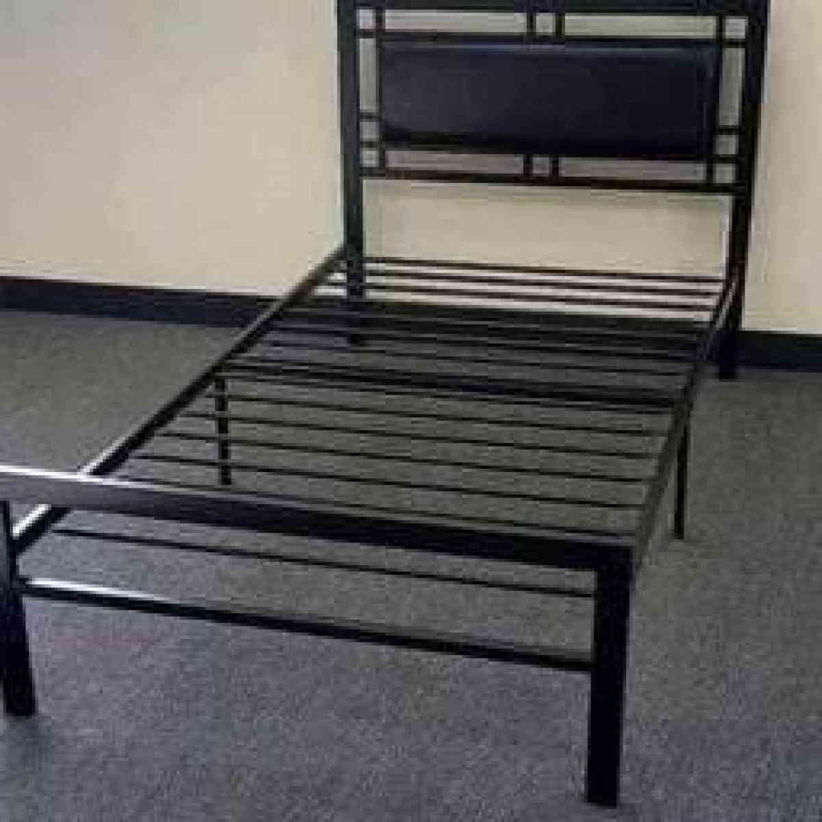 Bed Frames with box spring and mattress complete set