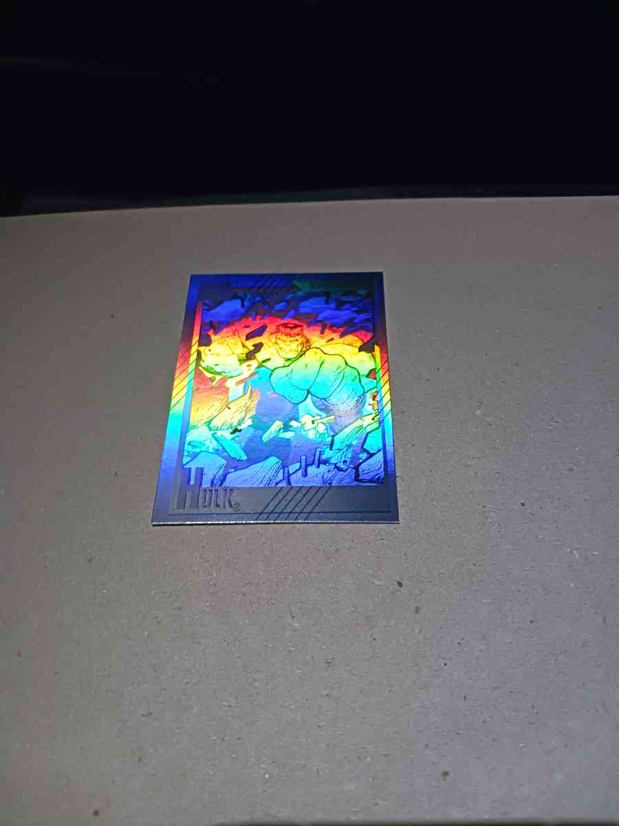 5 hologram 1991 marvel cards