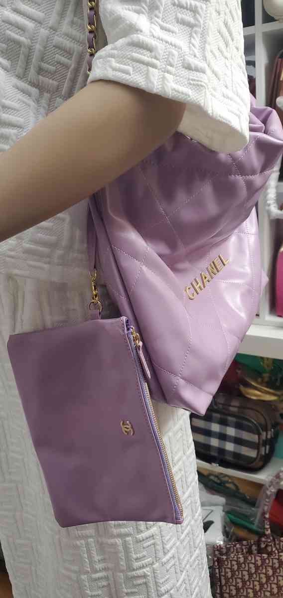 lavander Chanel bag