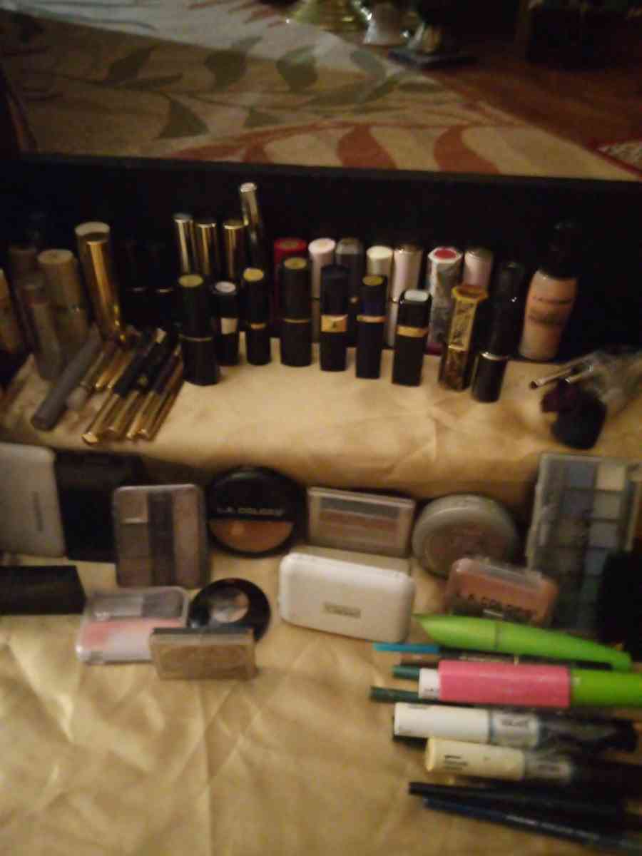 name brand makeup lipstick blush mascara eyeshadow eyeliner