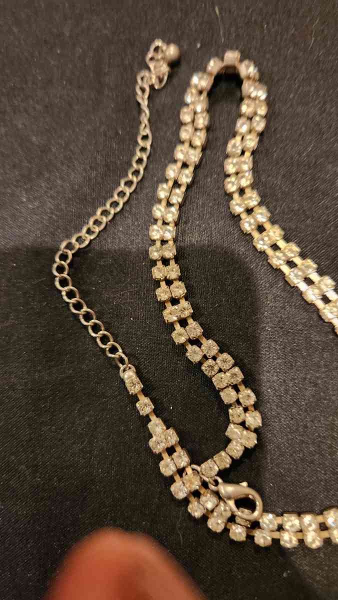 Double Row of Cubic Zirconia