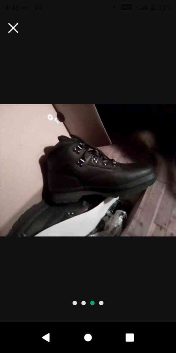 Euro Hiker Black Timberland Boots